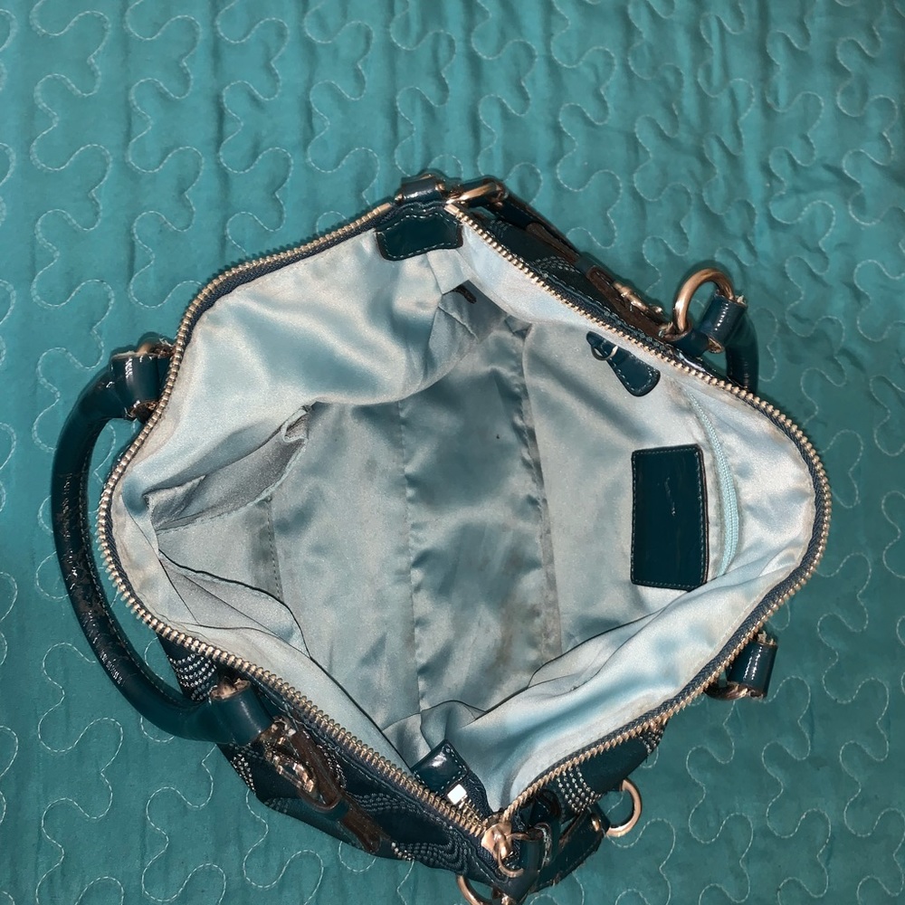 Coach -Teal Bag - Picture 9 of 16